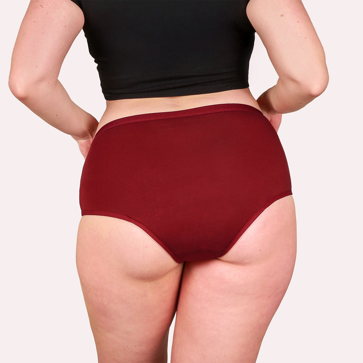 Taynie Comfort Bamboo Rot-Braun Curvy