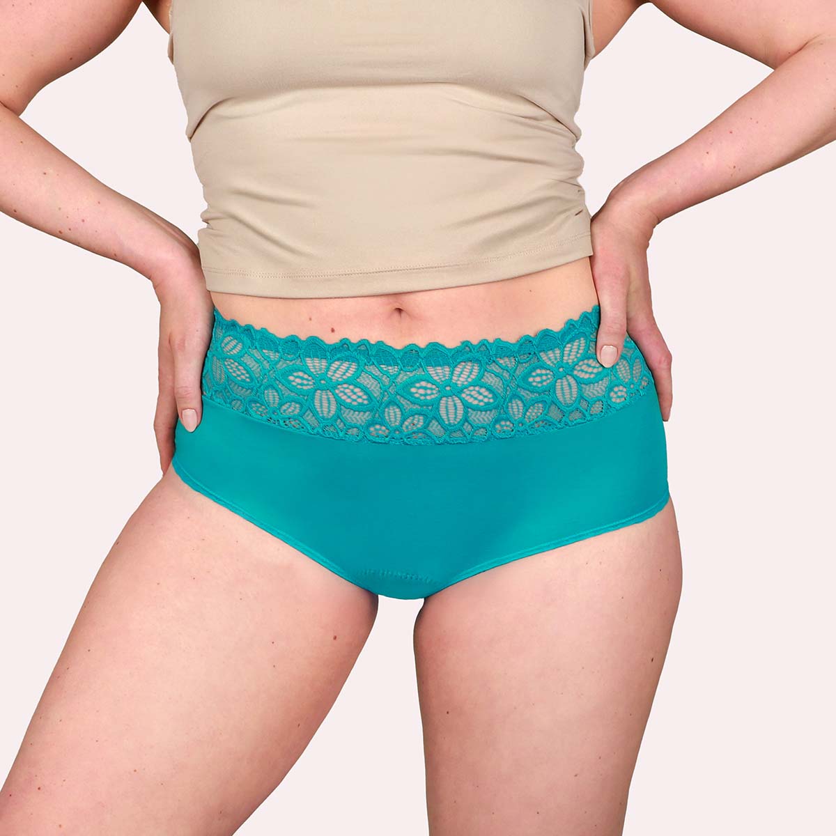 Taynie Deluxe petrol Curvy