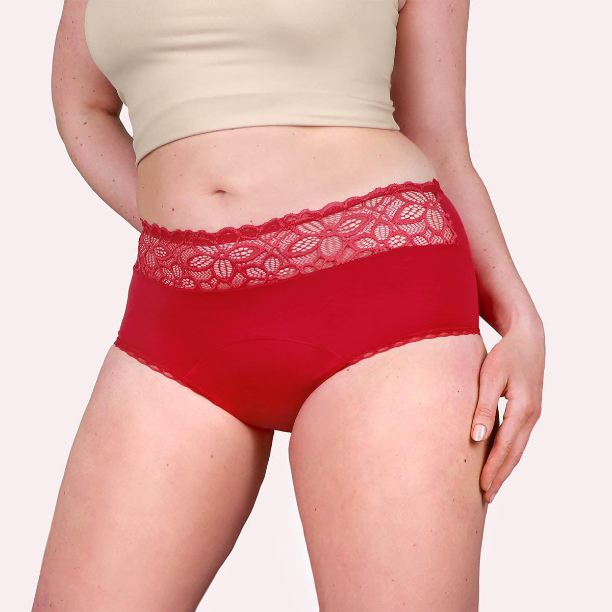 Taynie Deluxe rot Curvy