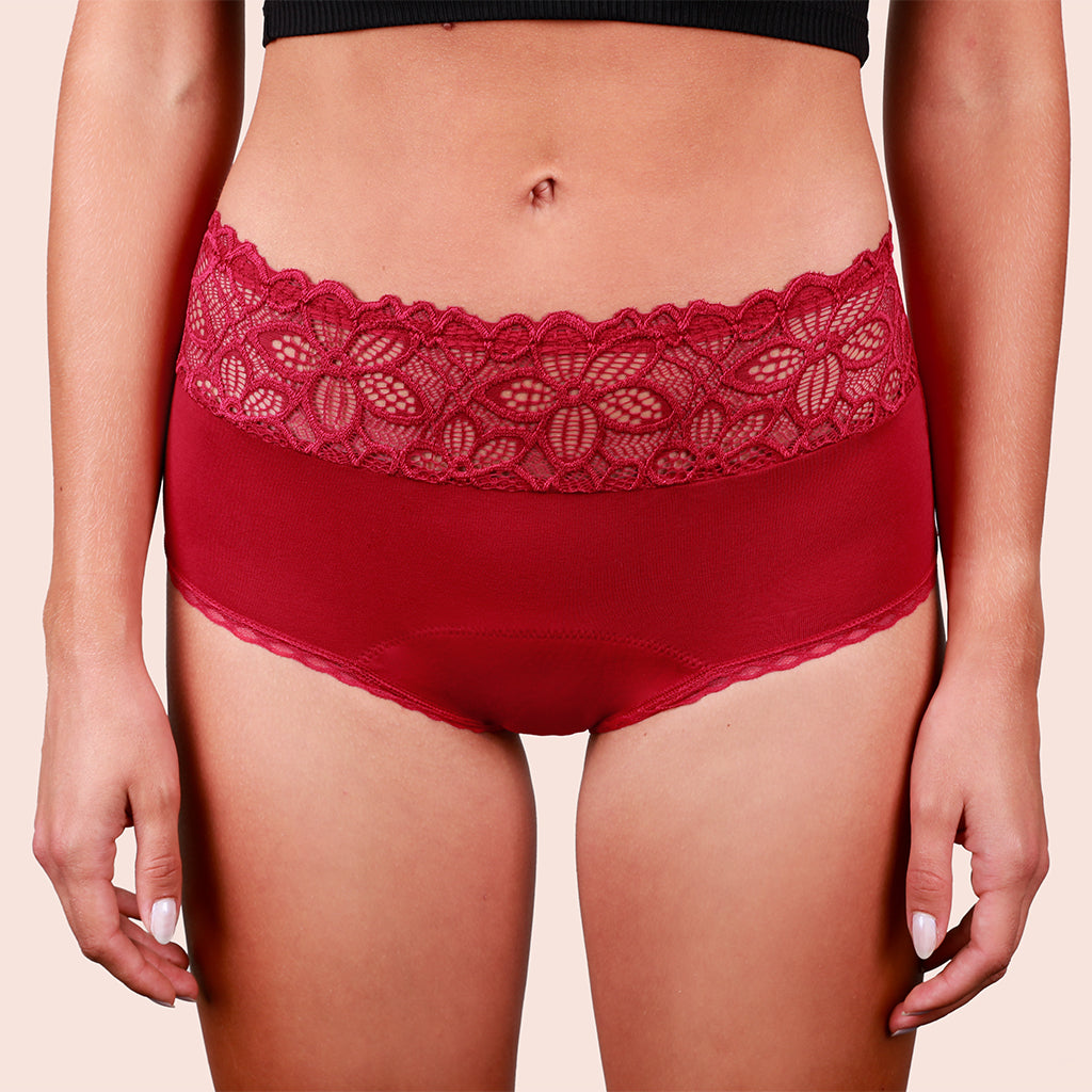 Deluxe Alle Produkte Rot Teen High Waist Menstruation Sport Bei Ausfluss Für die Nacht Extra Stark Mittel