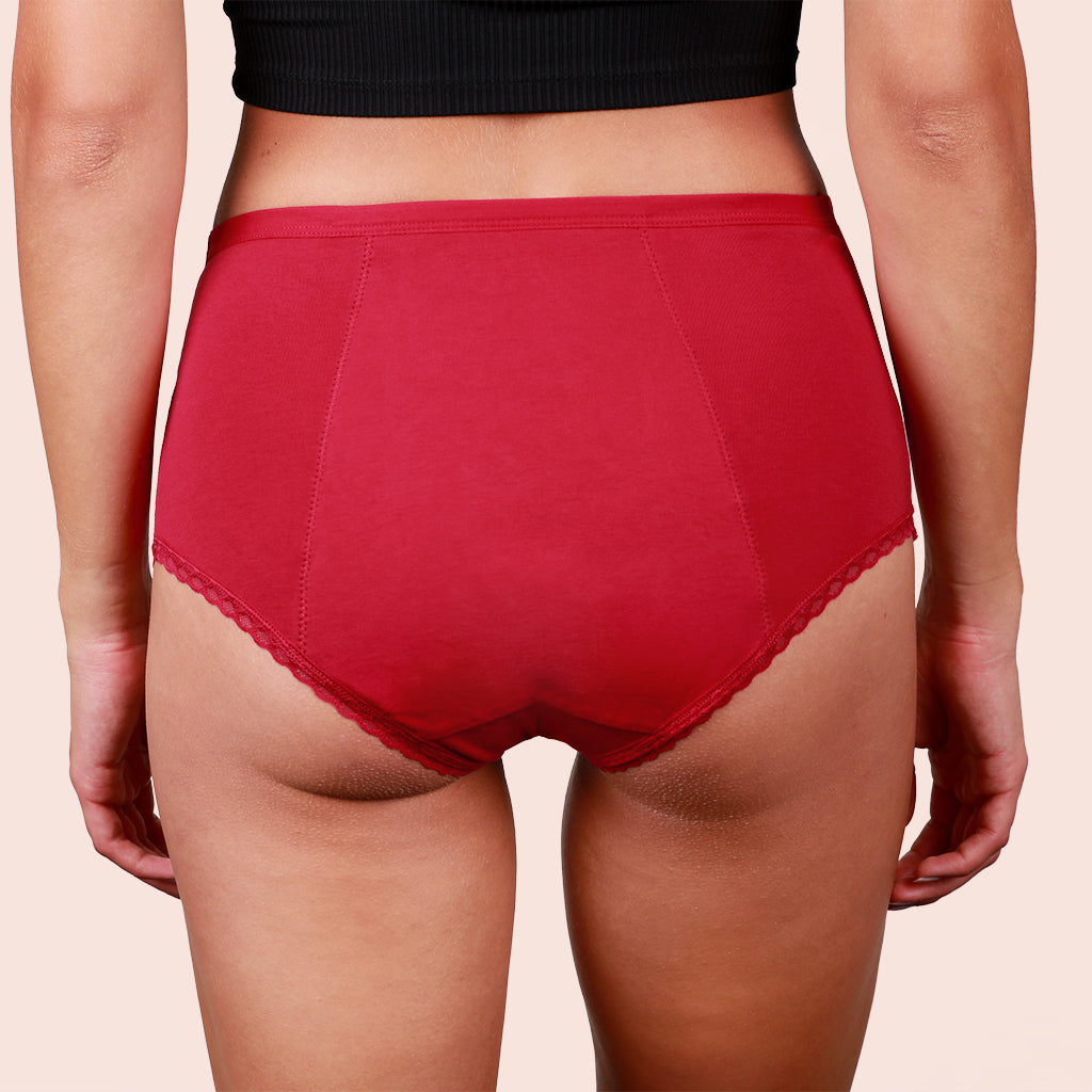 Deluxe Alle Produkte Rot Teen High Waist Menstruation Sport Bei Ausfluss Für die Nacht Extra Stark Mittel