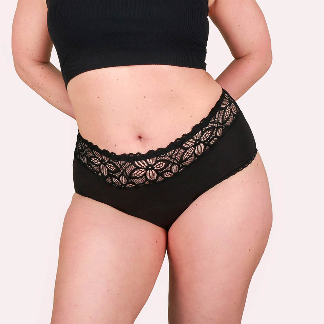 3er Pack Periodenunterwäsche Taynie Deluxe ultra schwarz Curvy