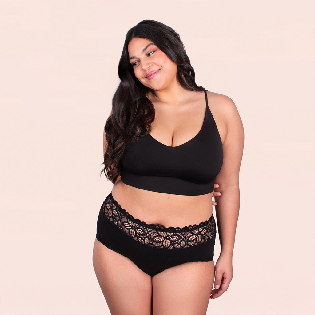 Taynie Deluxe ultra schwarz Curvy