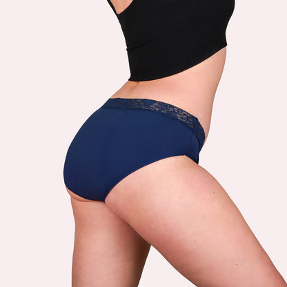 Taynie Queen marineblau Curvy