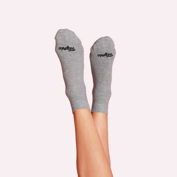 Sneackersocken classic grau