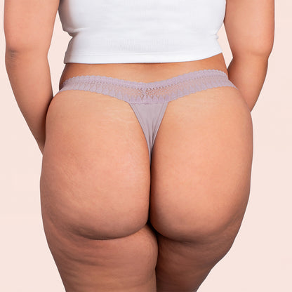 String Flieder-Grau Curvy