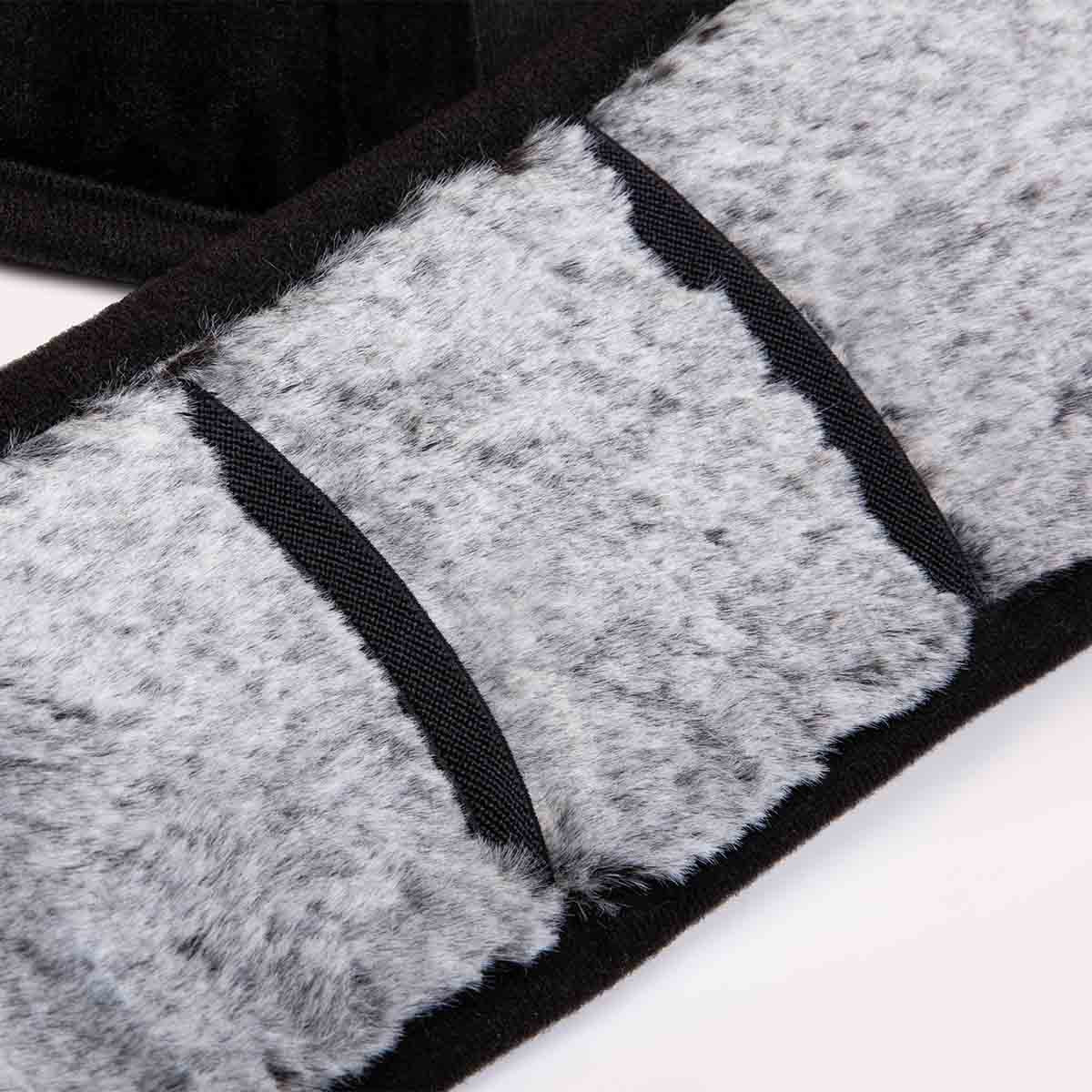 Ceinture chauffante moelleuse XXL avec bouillotte